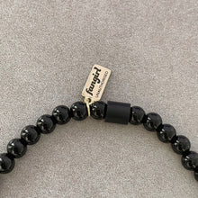 Load image into Gallery viewer, Black Onyx Evil Eye Bracelet with Pearl
