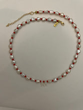 Load image into Gallery viewer, Keshi Pearl &amp; Bead Initial Necklace
